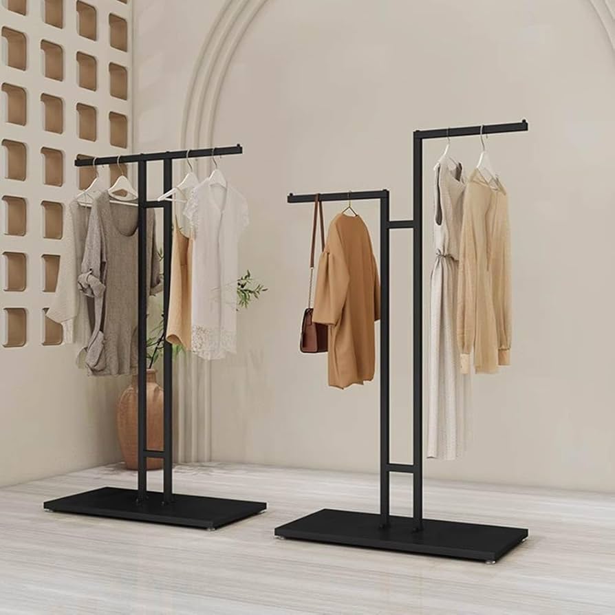 T字ハンガー　店舗用什器　高さ調整可能　2台セット 3_4dfa5c27-4042-4a63-8037-